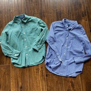 Boys button down shirts size 7